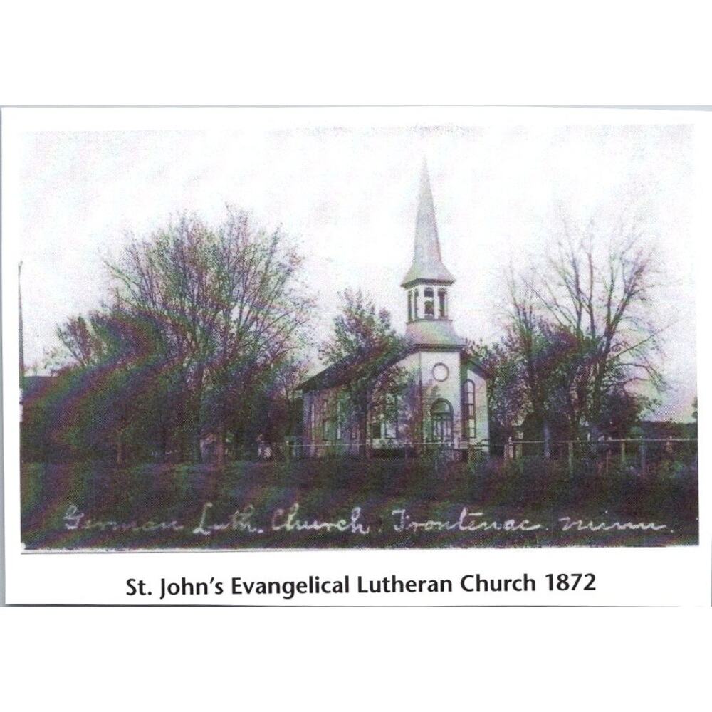 St John's Evangelical Lutheran Church Frontenac MN Book Plate Clipping SAI3-H3 - Picture 2 of 2